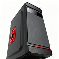 Caja de Torre para PC de Escritorio ATX Micro ATX Más Vendida, 7 Ranuras PCI, 2 HDD, 2 SSD, Soporte para Múltiples Ventiladores, Accesorios para PC de Escritorio