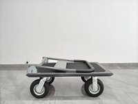 Carretilla de Plataforma con Ruedas Neumáticas de 8 Pulgadas, Gran Capacidad de Carga, Plegable, para Transporte de Mercancías en Fábricas