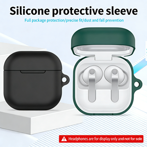 Funda Protectora Rígida de PC para Auriculares <span class=keywords><strong>Samsung</strong></span> <span class=keywords><strong>Galaxy</strong></span> Buds4 4Pro, Color Sólido, Conveniente, con Carga Inalámbrica - Product Image 1