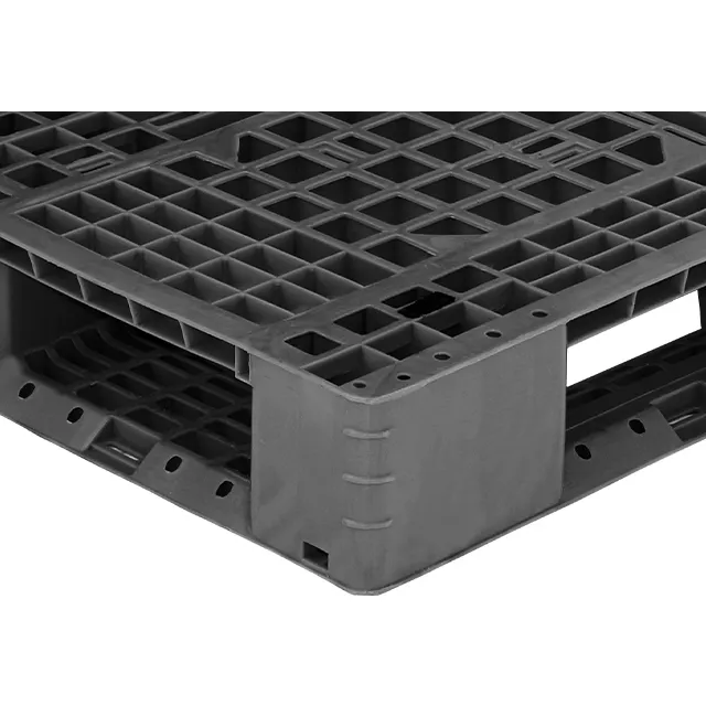 Paleta de alta resistencia de doble cara Euro HDPE gran apilable Reversible paleta de plástico para la venta