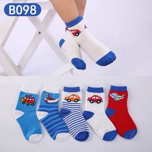Chaussettes en coton doux pour bébés garçons, bébé, mignon dessin animé voiture avion chaussettes de Sport à la mode <span class=keywords><strong>cadeau</strong></span> d'automne et d'hiver - Product Image 5