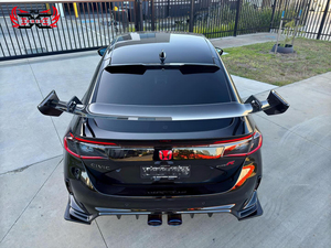 ปีกท้ายรถคาร์บอนไฟเบอร์แห้งทำจาก PU สำหรับ Honda <span class=keywords><strong>Civic</strong></span> <span class=keywords><strong>Typer</strong></span> FL5ปีกท้ายรถสไตล์ AD สปอยเลอร์ปีกกาหลังเป็ด - Product Image 5