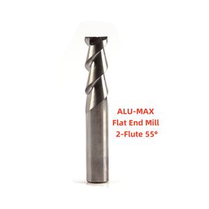 <strong>ALU</strong>-MAX Flat <strong>End</strong> <strong>Mill</strong> 2-Flute 55&deg; for Aluminum Alloy - Product Image 1