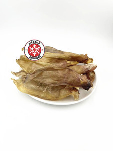 Pure <span class=keywords><strong>meat</strong></span> pet <span class=keywords><strong>food</strong></span> LOW MOQ pet essiccato all'aria tratta le orecchie di coniglio con i capelli e senza capelli dog treat - Product Image 3