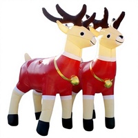 Renne de Noël Géant Gonflable pour Promotion Commerciale/Fête de Noël/Célébration des Fêtes/Animation de Grands Espaces