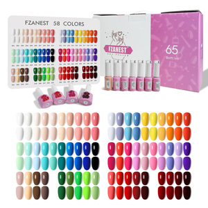 FZANEST 7,5 ml Venta caliente Base desnuda Gel Polish Soak Off Venta al por mayor OEM/ODM Etiqueta privada Fuente <span class=keywords><strong>de</strong></span> lámpara LED Sweet Bear Bottle Packing - Product Image 1