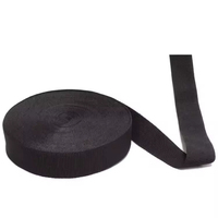 Sangle en polyester noir de 3,5 cm, style chevrons, haute qualité, marque JINYICHENG, pour vêtements, bagages, chaussures, jouets