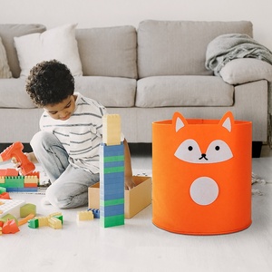 Cesta de almacenamiento de <span class=keywords><strong>ropa</strong></span> <span class=keywords><strong>sucia</strong></span> de fieltro grueso plegable <span class=keywords><strong>para</strong></span> bebé, juguetes <span class=keywords><strong>para</strong></span> niños, black Friday, 11,11 - Product Image 2