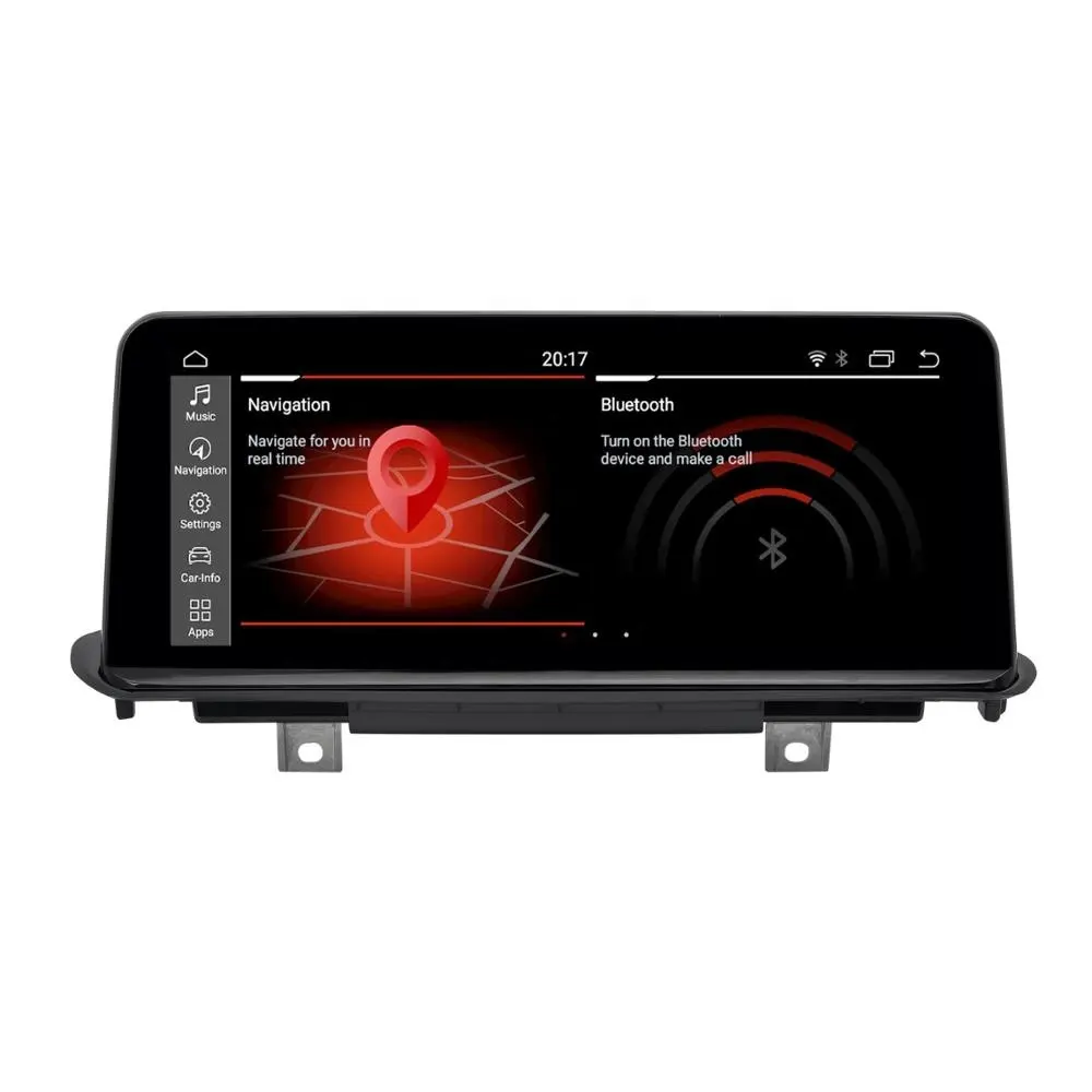 UPSZTEC אנדרואיד 10.0 10.25 ''רכב Navi אודיו רדיו מולטימדיה מובנה 4G Carplay עבור BMW X5 E70/x6 E71 F15 14-17 NBT