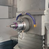 Máquina Herramienta CNC HHMC4600 de Doble Eje, Adecuada para Fresado y Taladrado Simultáneo en Ambos Extremos de Piezas de Eje