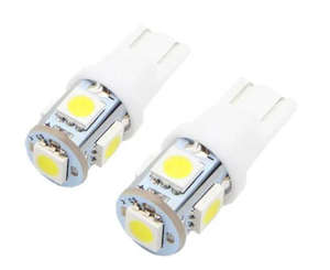 12 वी 10 एलईडी बल्ब W5W 194 168 5smd 5050 सुपर उज्ज्वल कार प्रकाश आंतरिक गुंबद मानचित्र लाइसेंस प्लेट के लिए - Product Image 3