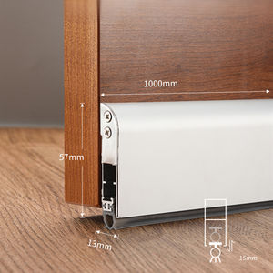 ייצור מכירה קומפקטי היקפי חותם ארוך סט כפול מסגרת אלומיניום דלת חותם - Product Image 4