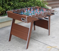 Table de baby-foot en bois de qualité supérieure, moderne et nouvelle, table de football de divertissement carrée, jeu de baby-foot vert, table de jeu en MDF