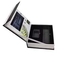 CE personalizado 2,4/4,3/5/7/10 pulgadas HD digital Cajas de Regalo caja de folleto de vídeo con pantalla LCD IPS podemos diseño personalizado para usted