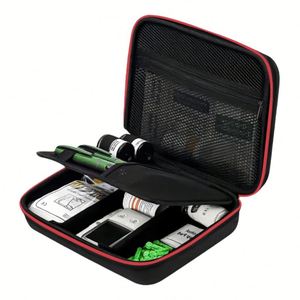 Estuche Impermeable de EVA/Nylon+Terciopelo de Color Negro para Diabéticos y Organizador de Medicamentos, Bolsa de Viaje - Product Image 6