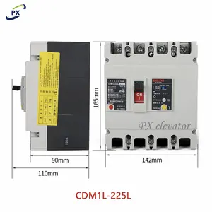 Delixi Plastic-case Leakage Protection Circuit Breaker Switch Electric contactor CDM1L-225L/4300 125A 160A 200A 225A