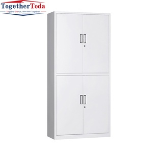Armoire de rangement de fichiers de grande capacité, moderne, durable, en acier, avec serrure réglable, écologique, pour bureau, maison, hôtel - Product Image 1