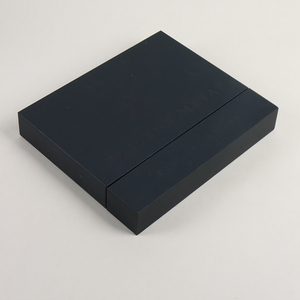 Luxury Personalised Black Foil logo Paper Cardboard Drawer Gift Box for Clothing - Product Image 3