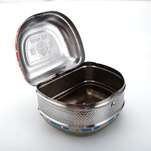 Boîte de rangement arrière renforcée en acier inoxydable à fixation par vis pour moto/trottinette électrique – Vente en gros - Product Image 1