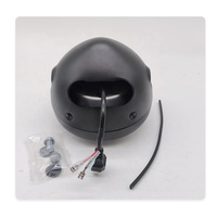 Kit de faros delanteros para motocicleta, forma redonda de 5,75 pulgadas, 4 modos, faro LED H4, luz auxiliar para motocicleta, luz antiniebla