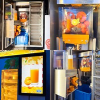 Máquina Expendedora de Jugo de Naranja Automática Personalizada de Fábrica, con Limpieza Automática, Monitoreo Remoto, Pantalla Táctil de 21.6 Pulgadas, Pago con Tarjeta de Crédito y Código QR