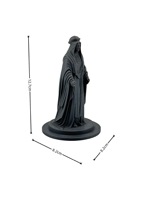 Figurine de sorcière gothique imprimée en 3D, statue de déesse de la fantaisie sombre, sorcière mystique à capuche, décoration de bureau, sculpture, modèle