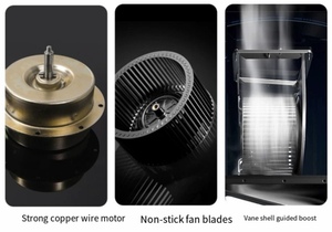 <span class=keywords><strong>Hotte</strong></span> murale LED OWEM 600 mm <span class=keywords><strong>de</strong></span> large à aspiration latérale, mini-<span class=keywords><strong>hotte</strong></span> en acier inoxydable à forte puissance d'aspiration, <span class=keywords><strong>petite</strong></span> <span class=keywords><strong>taille</strong></span>, du fabricant - Product Image 5