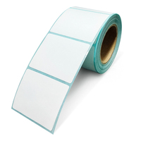 Étiquettes thermiques auto-adhésives en papier sulfurisé imperméables, 500 pièces, blanc/jaune/bleu, découpées à la forme, en rouleaux, pour supermarché