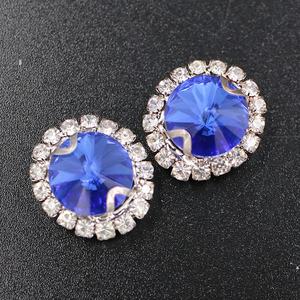 Diamantes de imitación de cristal Strass con garras plateadas, Color azul, pedido de muestra de apoyo - Product Image 6