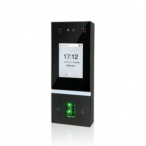 Horloge de pointage des employés avec reconnaissance faciale biométrique et lecteur d'empreintes digitales, machine de pointage des heures de travail, enregistreur de temps - Product Image 2