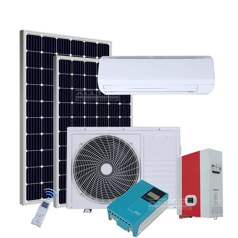ALLTOP Off Grid Batterie betriebene Split-Klimaanlage Indoor Hybrid Solar Klimaanlage Preise