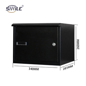 Boîte aux lettres métallique personnalisable CHNSMILE OEM avec serrure à <span class=keywords><strong>clé</strong></span> ; Haute sécurité, étanche et antirouille, capacité de 40 L pour les communautés d'appartements - Product Image 5