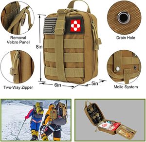 Personalizado Ifak trauma kitmedical acción de combate de emergencia impermeable táctico supervivencia bolsa botiquín de primeros auxilios con torniquete - Product Image 4