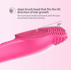 Cepillo de Limpieza Facial de Silicona 2 en 1, Exfoliante Facial con Vibración Sónica, Herramienta para el Cuidado de la Piel con Limpieza Profunda de Poros - Product Image 4