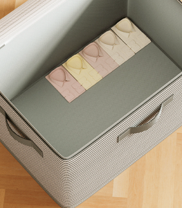 Многоцелевые тканевые контейнеры для хранения одежды под кроватью складные ящики с крышками - Product Image 4