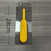 Ensemble d'outils de construction de constructeurs Truelles à poignée en plâtre-Seau à briques Flotteur à encoche carrée Outils de maçonnerie