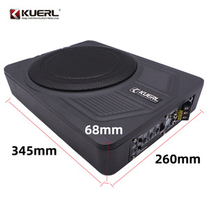 คูเออร์ล แอคทีฟซับวูฟเฟอร์ติดรถยนต์ขนาด 10 นิ้ว 12V กำลังขับสูง ซับวูฟเฟอร์บางพิเศษสำหรับการปรับแต่งเครื่องเสียงรถยนต์ - Product Image 4