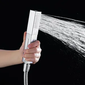 New Product Thermostatic Rainfall Waterfall Shower With Body Jets Bathroom Concealed Shower Mixer Set In-wall Bath Shower Mixer