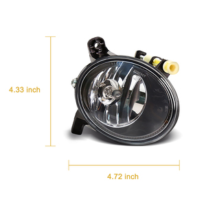 Doppio paraurti anteriore Luce di nebbia alogena DRL Luce di guida Honda CRV CR-V 2010 2011 H11 Lampada gialla - Product Image 6