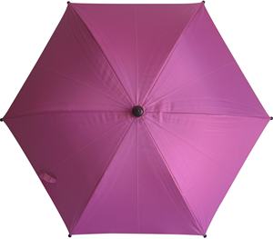 17 इंच * 6k बैंगनी रंग चांदी लेपित स्टील फ्रेम Uv सुरक्षा समायोज्य टिल्ट बेबी स्टलर छाता नया डिजाइन ओएम/ओडम - Product Image 3
