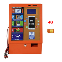 Venta caliente pequeño negocio 4G módem grifo moneda WiFi máquina expendedora