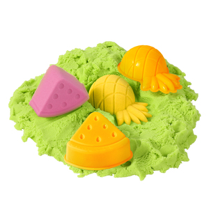 Wholesale 6 Colors Non-toxic Fragrance C <b>Sand</b> Moving <b>Sand</b> in Fruit Beach Bucket - Product Image 1