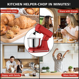 Batidora de Pedestal Cheftronic Profession de 5L, 1500W, 12 Velocidades, Máquina para Pasteles, Amasadora Planetaria, Electrodoméstico Pequeño para Cocina - Product Image 5