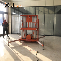Plateforme élévatrice verticale électrique personnalisée en alliage d'aluminium avec système de contrôle couleur sur mesure pour la construction