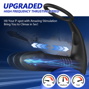 Massaggiatore Prostatico Telecomandato, Vibratore Anale Impermeabile Wireless, Stimolatore Punto G, Giocattoli Sessuali <span class=keywords><strong>per</strong></span> Uomini - Product Image 5