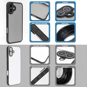 Machine Distributrice d'Impression de Coques de Téléphone Anti-Choc avec Airbag, Transparente, pour <span class=keywords><strong>iPhone</strong></span> 14 15 Pro Max, Personnalisable - Product Image 4