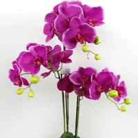 Orchidea Topf künstliche Blumen Orchideen Stoff Blumen Qualität Orchideen Simulation Handwerk Blumen