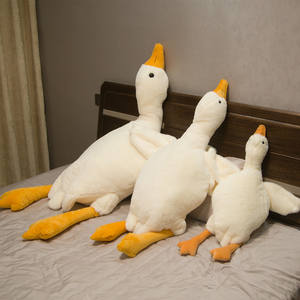 Оптовая продажа индивидуальные большие белые Гусь спальная подушка кукла большой белый гусь плюшевые игрушки - Product Image 3