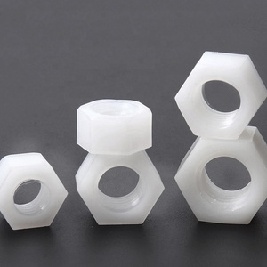 Tuerca de cabeza hexagonal de plástico de nailon blanco y negro, tuerca hexagonal de cabeza hexagonal de alta calidad, hecha en China - Product Image 5