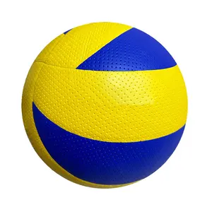 L'incollaggio più economico allenamento PVC pallavolo dimensione ufficiale e peso, palla da spiaggia taglia 5, può essere logo doganale e colore Voleibol